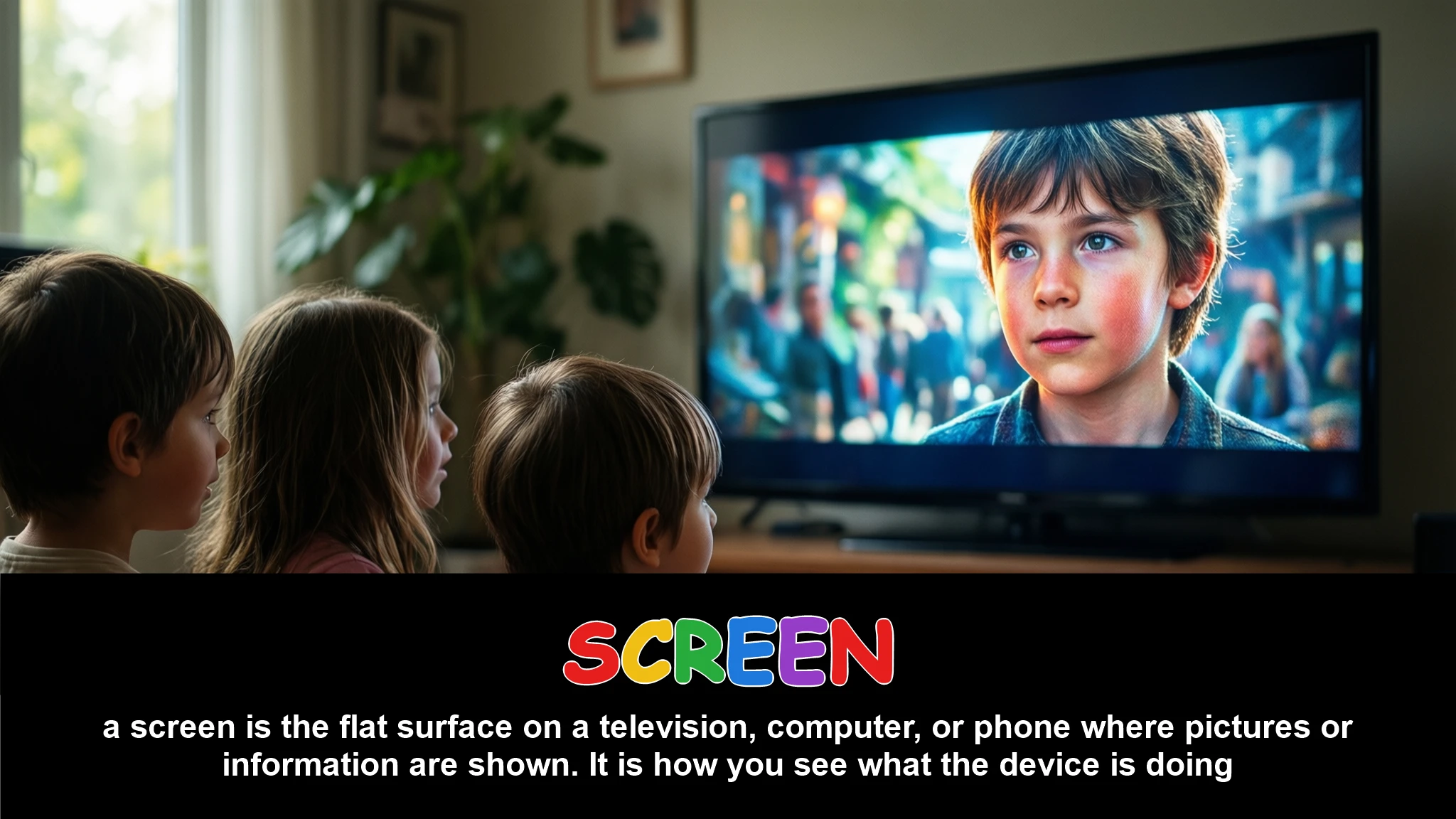 English Illustration for screen